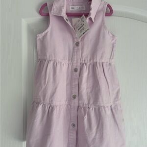 Zara Light Pink Sleeveless Dress